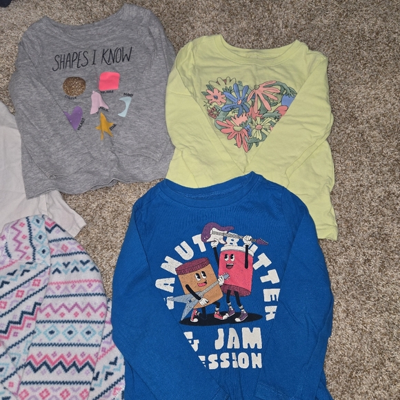 3T Girls Long Sleeve Shirts - Picture 3 of 3